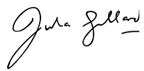 A customer signature in black font